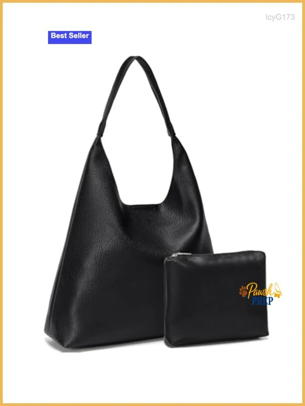 Hobo Bags for Women Soft Vegan Leather Slouchy Tote Shoulder Handbag Work Travel